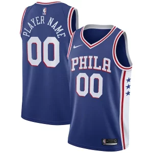 Resistente Versatile Philadelphia 76ers Nike 2020/21 Swingman Custom Jersey Icon Edition Royal  per i Fan Veri
