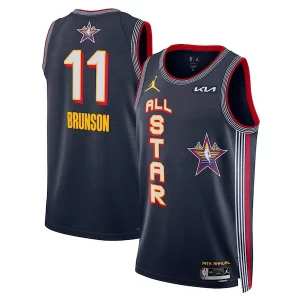Pratico Jalen Brunson Nike Unisex 2025 NBA All Star Game Swingman Player Jersey Navy  per i Fan Veri