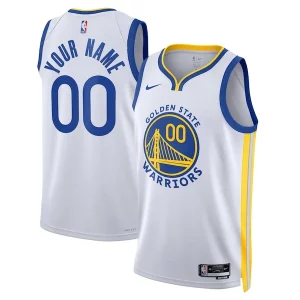 Trendy Golden State Warriors Nike Unisex Swingman Custom Jersey White Association Edition  per i Fan Veri