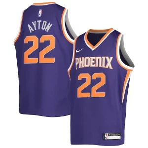 Lussuoso Eccezionale Magnifico Deandre Ayton Phoenix Suns Nike Youth Swingman Jersey Icon Edition Purple/White  per i Fan Veri