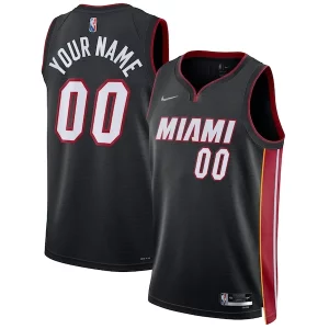 Prestigioso Miami Heat Nike 2021/22 Diamond Swingman Custom Jersey Icon Edition Black  per i Fan Veri