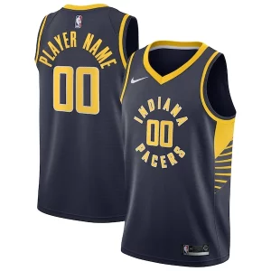 Versatile Gorgeous Bellissimo Indiana Pacers Nike Swingman Custom Jersey Navy Icon Edition  per i Fan Veri