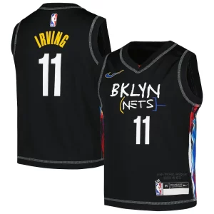 Comodo Bellissimo Kyrie Irving Brooklyn Nets Nike Preschool 2020/21 Swingman Jersey City Edition Black  per i Fan Veri