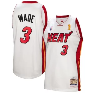 Meraviglioso Versatile Dwyane Wade Miami Heat 2005 06 Authentic Player Jersey White  per i Fan Veri