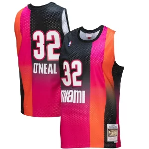 Comodo Cool Shaquille O'Neal Miami Heat 2005/06 Hardwood Classics Fadeaway Swingman Player Jersey Pink/Black  per i Fan Veri