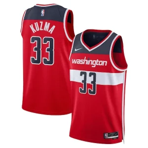 Trendy Sofisticato Kyle Kuzma Washington Wizards Nike Unisex Swingman Jersey Icon Edition Red  per i Fan Veri
