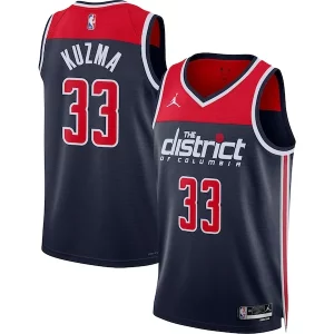 Delizioso Gorgeous Kyle Kuzma Washington Wizards Jordan Brand Unisex Swingman Jersey Statement Edition Navy  per i Fan Veri