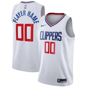 Moderno LA Clippers Nike 2020/21 Swingman Custom Jersey Association Edition White  per i Fan Veri
