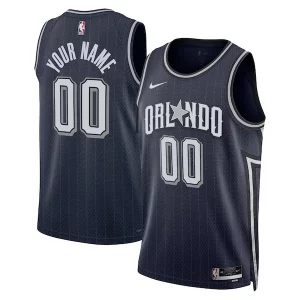 Fascinante Orlando Magic Nike Unisex 2023/24 Custom Swingman Jersey Navy City Edition  per i Fan Veri