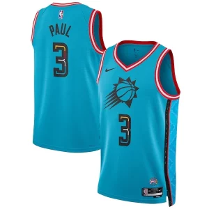Incantevole Bellissimo Chris Paul Phoenix Suns Nike Unisex 2022/23 Swingman Jersey City Edition Turquoise  per i Fan Veri
