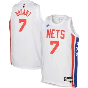 Raffinato Pratico Magnifico Kevin Durant Brooklyn Nets Nike Youth 2022/23 Swingman Jersey White Classic Edition  per i Fan Veri