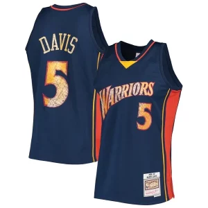 Attraente Bellissimo Resistente Baron Davis Golden State Warriors 2006/07 Hardwood Classics NBA 75th Anniversary Diamond Swingman Jersey Royal  per i Fan Veri