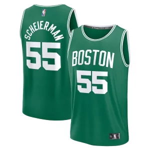 Cool Fantastico Baylor Scheierman Boston Celtics 2024 NBA Draft Fast Break Player Jersey Icon Edition Kelly Green  per i Fan Veri