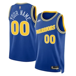 Ottimo Bellissimo Prestigioso Golden State Warriors Nike Unisex 2022/23 Custom Swingman Jersey Classic Edition Blue  per i Fan Veri