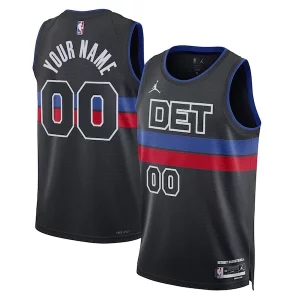 Elegante Duraturo Detroit Pistons Jordan Brand Unisex 2022/23 Swingman Custom Jersey Statement Edition Blue  per i Fan Veri