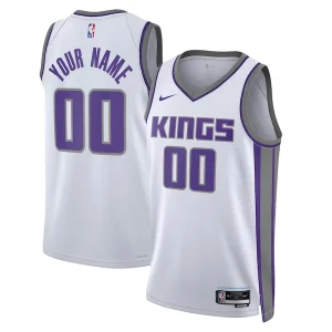 Gorgeous Sacramento Kings Nike Unisex 2022/23 Swingman Custom Jersey White Association Edition  per i Fan Veri