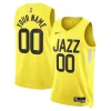 Pratico Robusto Carino Utah Jazz Nike Unisex Swingman Custom Jersey Gold Icon Edition  per i Fan Veri