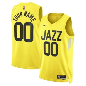 Pratico Robusto Carino Utah Jazz Nike Unisex Swingman Custom Jersey Gold Icon Edition  per i Fan Veri