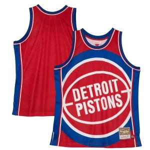 Comodo Detroit Pistons Hardwood Classics Blown Out Fashion Jersey Red  per i Fan Veri