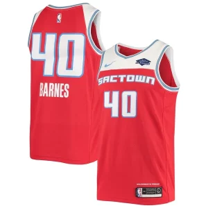 Bellissimo Harrison Barnes Sacramento Kings Nike Swingman Jersey Red  per i Fan Veri