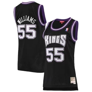 Prestigioso Trendy Fascinante Jason Williams Sacramento Kings Women's 2000/01 Hardwood Classics Swingman Jersey Black  per i Fan Veri