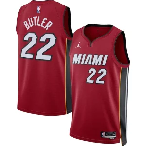 Stupendo Bellissimo Jimmy Butler Miami Heat Jordan Brand Unisex Swingman Jersey Statement Edition Red  per i Fan Veri