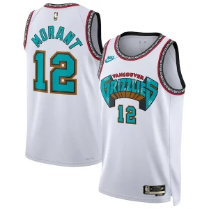Magnifico Raffinato Ja Morant Memphis Grizzlies Nike Unisex 2024/25 Swingman Jersey White Classic Edition  per i Fan Veri