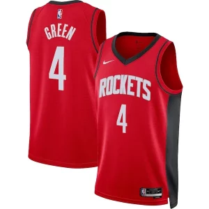 Lussuoso Incantevole Bellissimo Jalen Green Houston Rockets Nike Unisex Swingman Jersey Icon Edition Red  per i Fan Veri