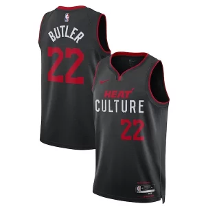 Resistente Ottimo Jimmy Butler Miami Heat Nike Unisex 2023/24 Swingman Jersey Black City Edition  per i Fan Veri