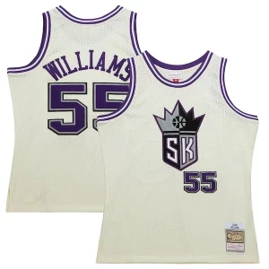 Comodo Fantastico Jason Williams Sacramento Kings Chainstitch Swingman Jersey Cream  per i Fan Veri