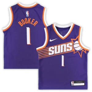 Bellissimo Attraente Moderno Devin Booker Phoenix Suns Nike Preschool Swingman Player Jersey Icon Edition Purple  per i Fan Veri