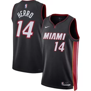 Accattivante Attraente Carino Tyler Herro Miami Heat Nike Unisex Swingman Jersey Icon Edition Black  per i Fan Veri