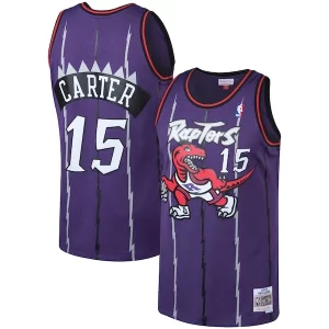 Pratico Moderno Robusto Vince Carter Toronto Raptors 1998/99 Big & Tall Hardwood Classics Swingman Jersey Purple/White  per i Fan Veri