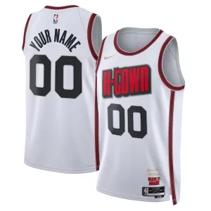 Magnifico Meraviglioso Incantevole Houston Rockets Nike Unisex 2024/25 Custom Swingman Jersey City Edition White  per i Fan Veri