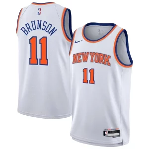 Attraente Delizioso Gorgeous Jalen Brunson New York Knicks Nike Youth Association Swingman Jersey White  per i Fan Veri