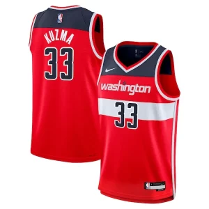 Resistente Elegante Sofisticato Kyle Kuzma Washington Wizards Nike Youth Swingman Jersey Icon Edition Red  per i Fan Veri