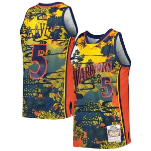 Gorgeous Sofisticato Baron Davis Golden State Warriors Hardwood Classics Lunar New Year Swingman Jersey Blue  per i Fan Veri