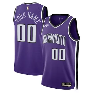 Accattivante Sacramento Kings Nike Unisex Adult Swingman Custom Jersey Classic Edition Purple  per i Fan Veri