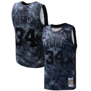 Robusto Pratico Paul Pierce Boston Celtics Hardwood Classics 2007/08 Tie Dye Swingman Jersey Black  per i Fan Veri