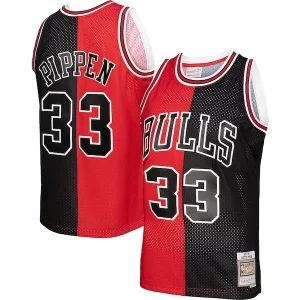 Classico Scottie Pippen Chicago Bulls Big & Tall Hardwood Classics 1997/98 Split Swingman Jersey Red/Black  per i Fan Veri