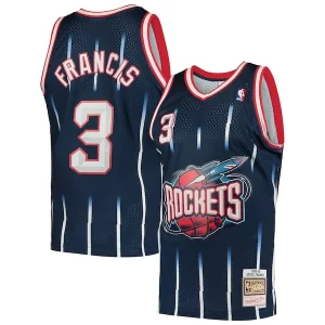 Ottimo Bellissimo Steve Francis Houston Rockets Hardwood Classics Swingman Jersey Navy  per i Fan Veri