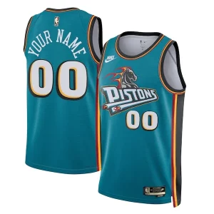 Fascinante Incantevole Detroit Pistons Nike Unisex 2022/23 Custom Swingman Jersey Classic Edition Teal  per i Fan Veri
