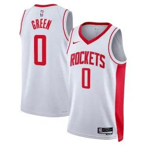 Attraente Jalen Green Houston Rockets Nike Swingman Jersey Association Edition White  per i Fan Veri