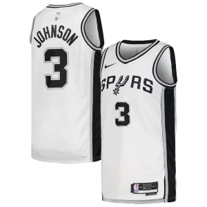 Pratico Attraente Meraviglioso Keldon Johnson San Antonio Spurs Nike Unisex Swingman Jersey Association Edition White  per i Fan Veri