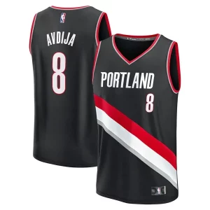 Elegante Deni Avdija Portland Trail Blazers Youth Fast Break Replica Player Jersey Icon Edition Black  per i Fan Veri