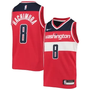Classico Resistente Delizioso Rui Hachimura Washington Wizards Nike Youth Team Swingman Jersey Red  per i Fan Veri
