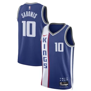 Robusto Fascinante Domantas Sabonis Sacramento Kings Nike Unisex 2023/24 Swingman Jersey Blue City Edition  per i Fan Veri