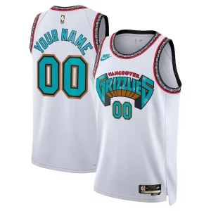 Fascinante Comodo Stupendo Memphis Grizzlies Nike Unisex Adult Swingman Custom Jersey Classic Edition White  per i Fan Veri