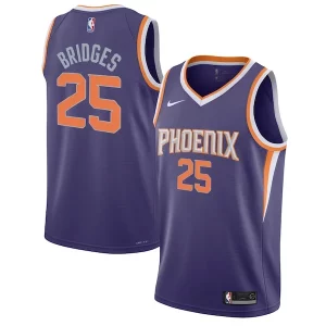 Trendy Mikal Bridges Phoenix Suns Nike Youth Swingman Jersey Icon Edition Purple/White  per i Fan Veri