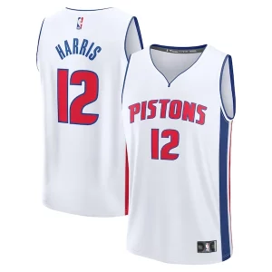 Lussuoso Tobias Harris Detroit Pistons Fast Break Replica Player Jersey Association Edition White  per i Fan Veri